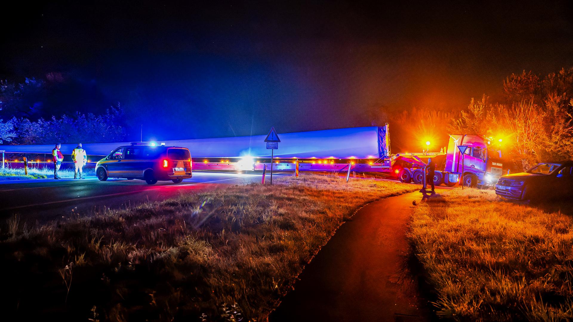 B77: Erneut Probleme mit einem Schwertransport
