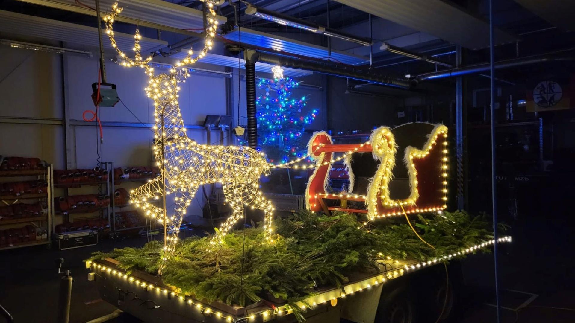 Tutower Feuerwehr versteigert Fahrt auf dem Weihnachtsschlitten