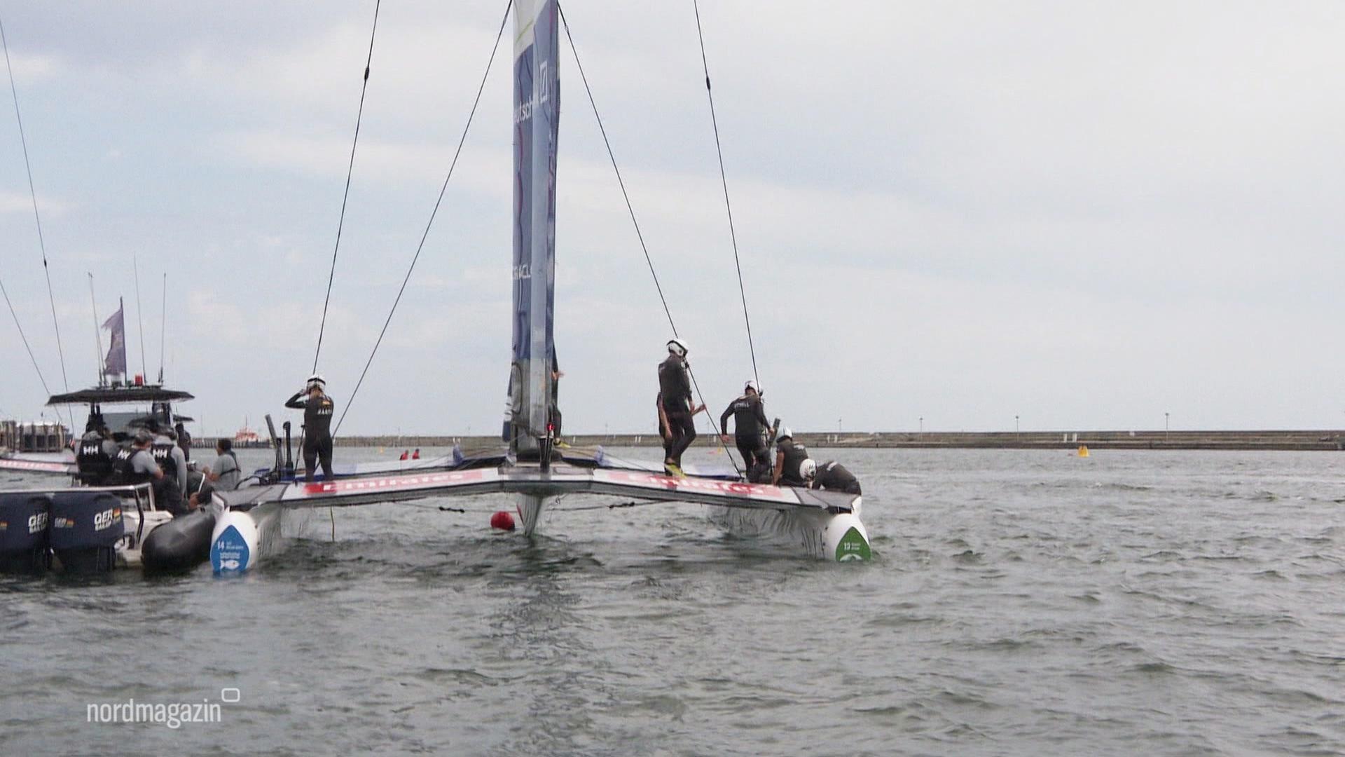Sassnitz: Die Trainingswoche vor der SailGP-Regatta