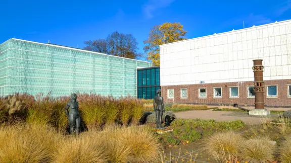 Kunsthalle Rostock: Blick auf das Schaudepot im Gräsergarten