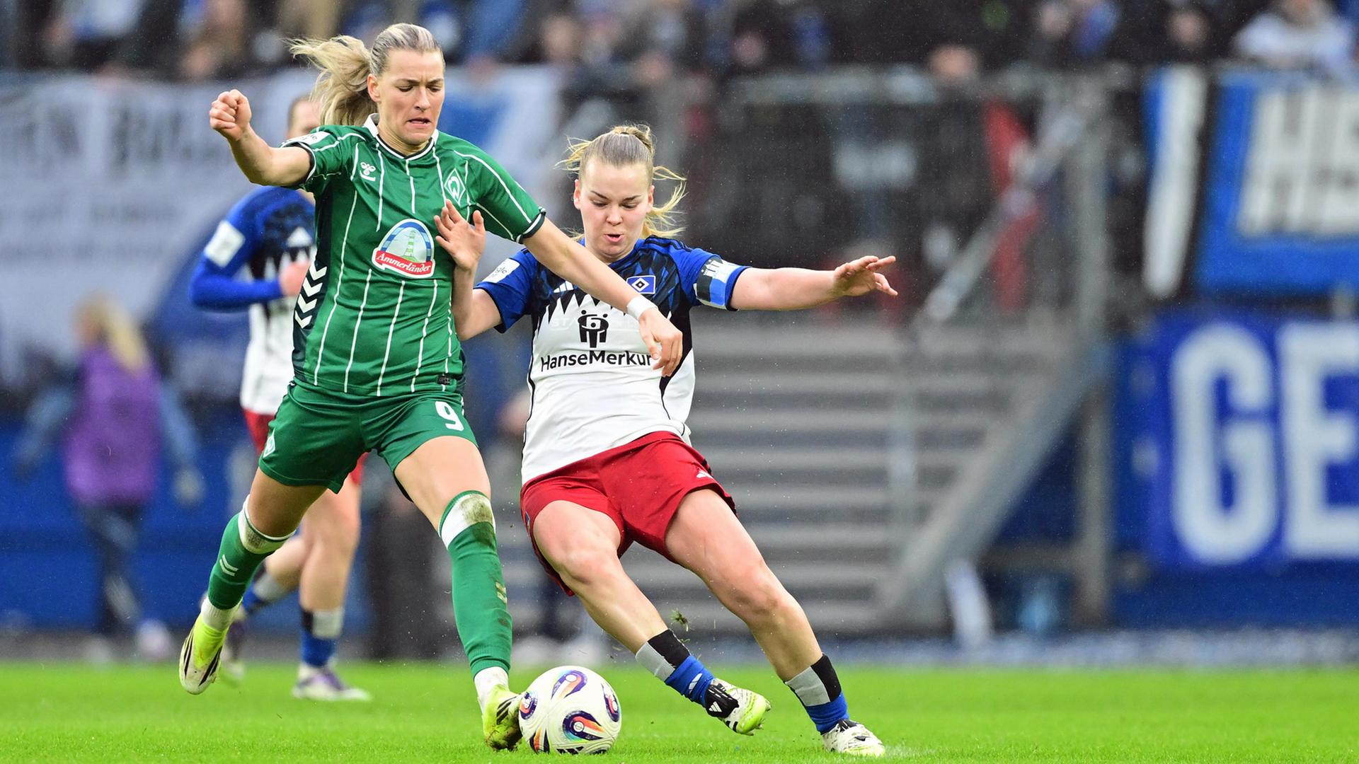 Frauen-Bundesliga: HSV und Werder Bremen trennen sich remis