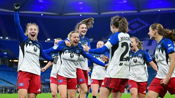 Jubel bei den HSV-Frauen