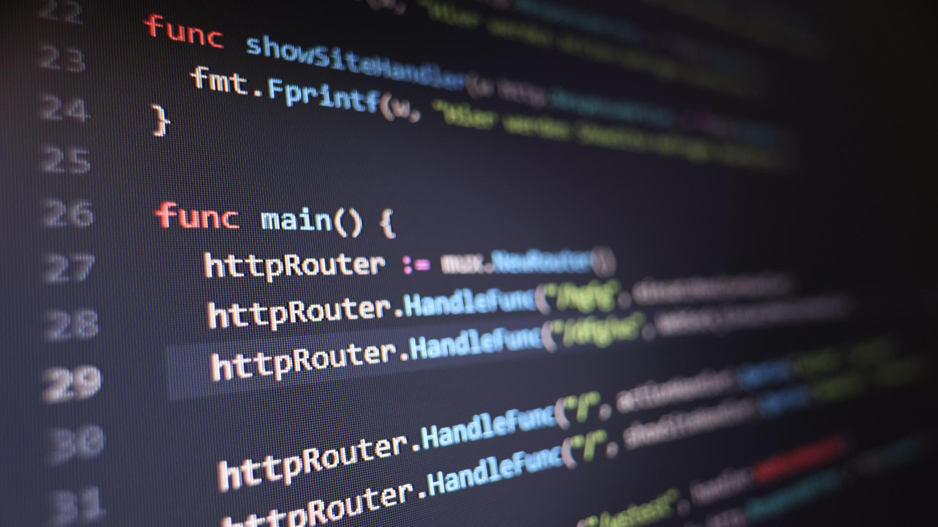 Cyberangriff: Ein Programmcode ist auf einem Computerbildschirm zu sehen | picture alliance/Jan Eifert