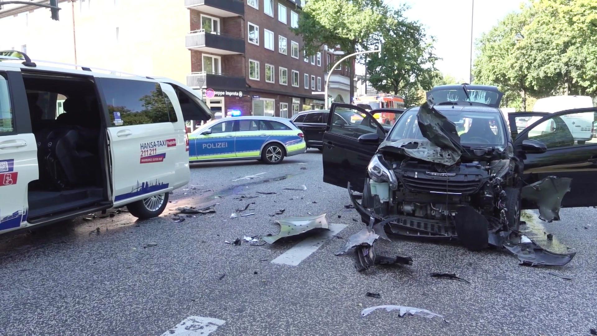 Sieben Verletzte bei Zusammenstoß in Hamm
