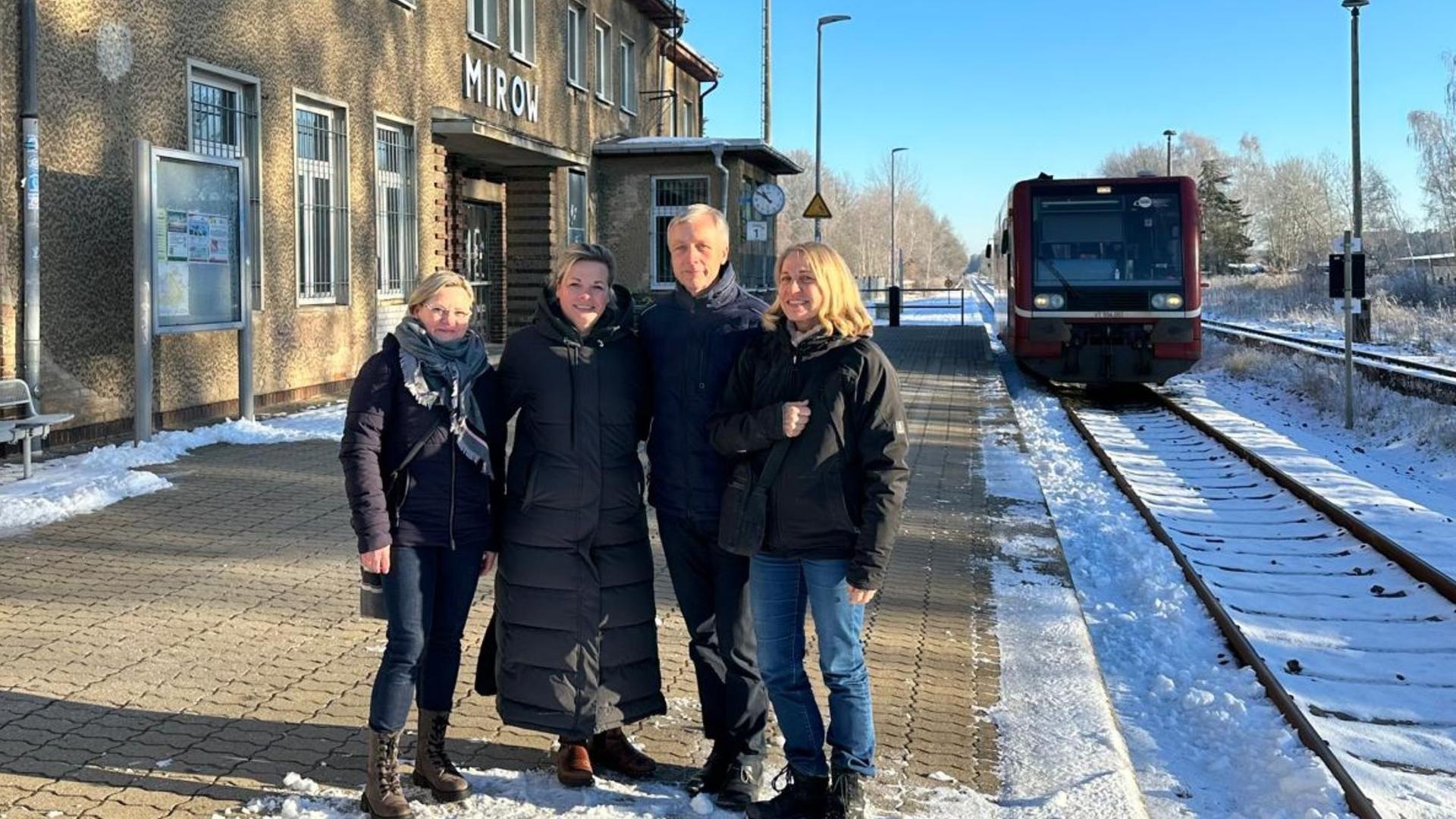 Bahnanschlüsse in Mirow und Pasewalk sollen besser werden