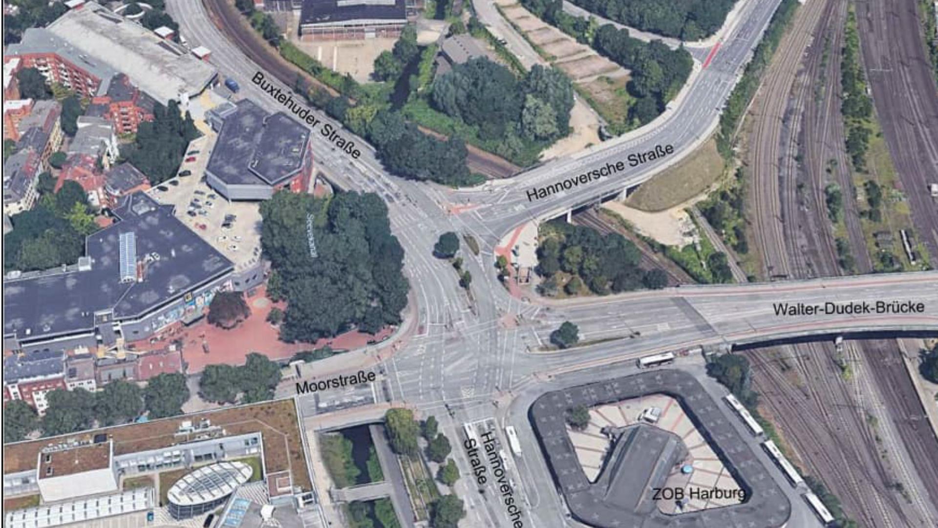 Harburg: Umbau der Straßen am ZOB beginnt