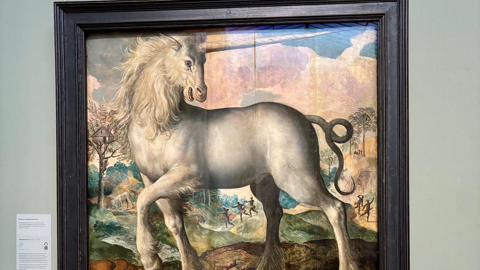 Das "Einhorn" ist zurück im Staatlichen Museum Schwerin