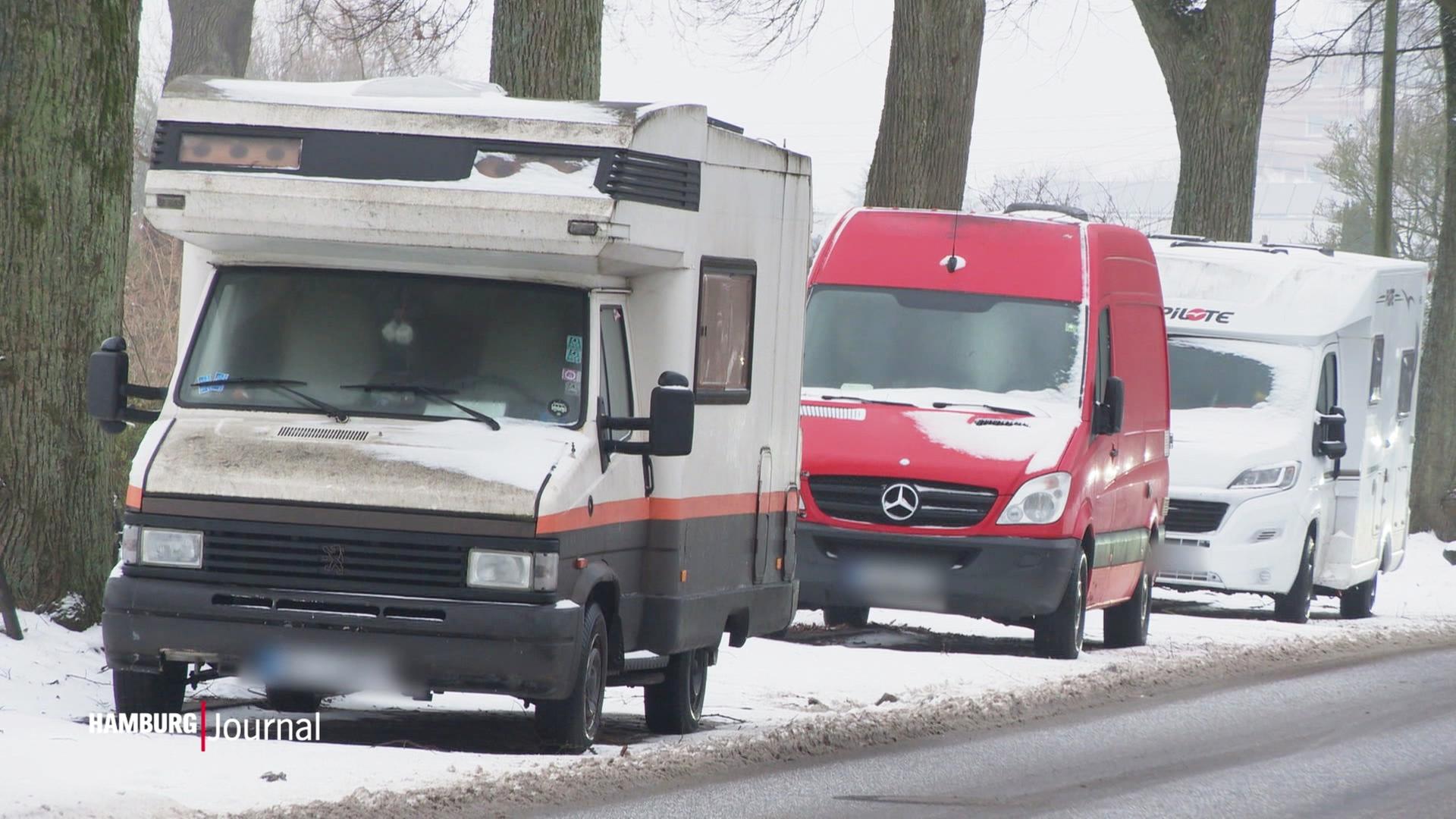 Trotz Anwohnerparken: Wohnmobile blockieren Parkplätze