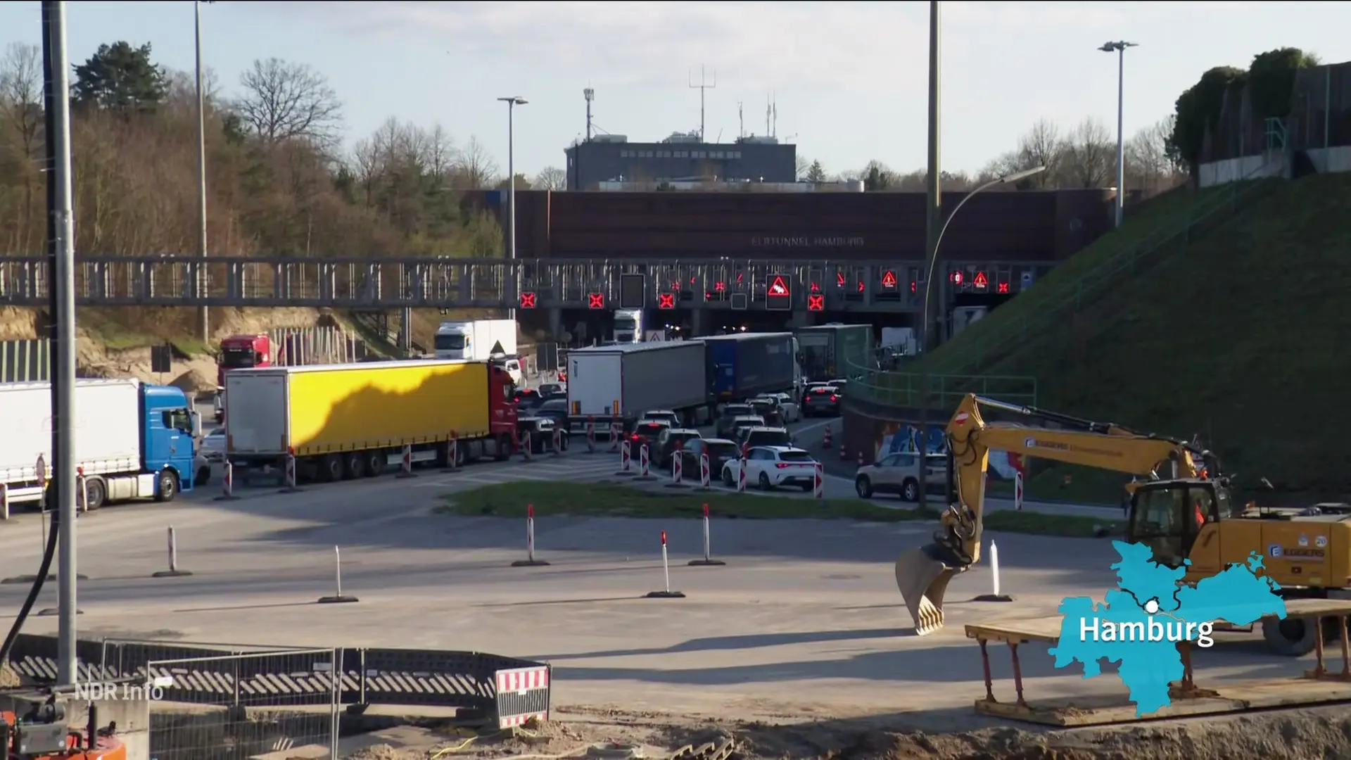 Luxus Sperrung A7 Bei Hamburg Bild