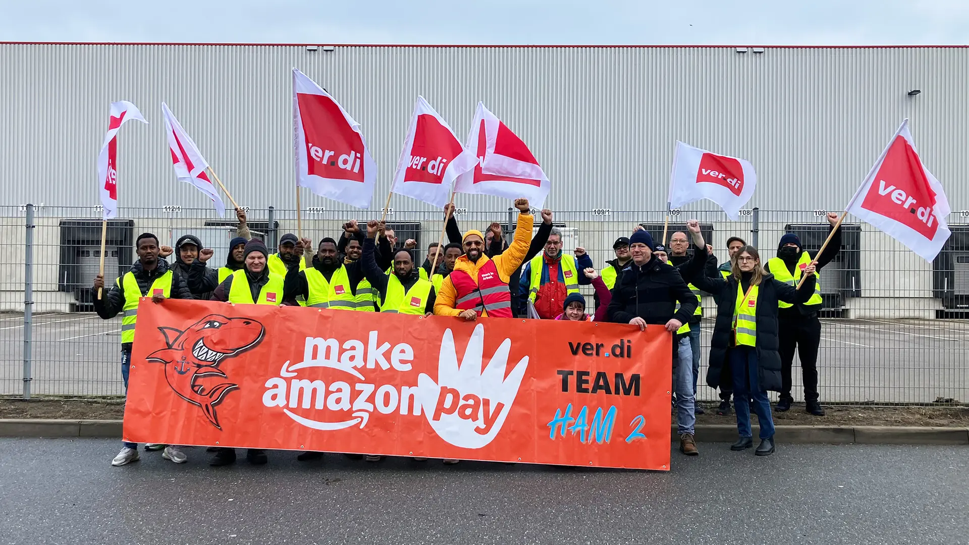 Amazon in Winsen: Kaum Beteiligung am Streik für höhere Löhne