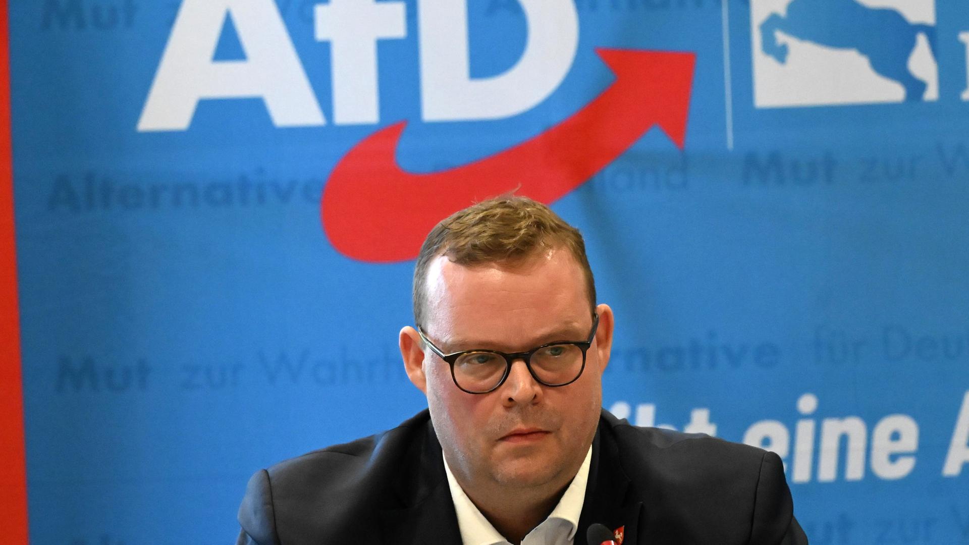 Ansgar Schledde ist Landesvorsitzender der AfD Niedersachsen. | dpa, Shireen Broszies