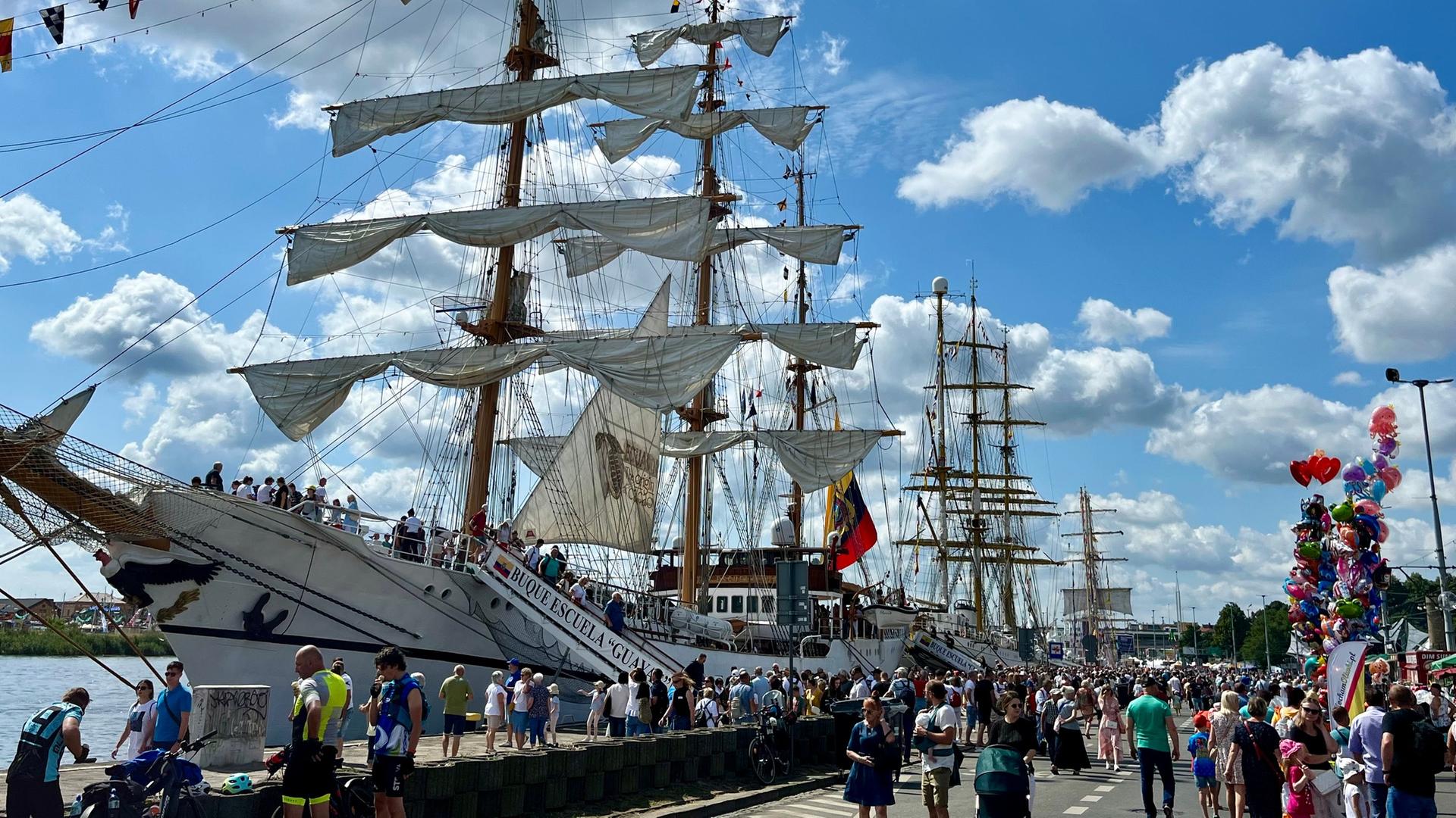 Segelschiffe locken zur Sail nach Stettin
