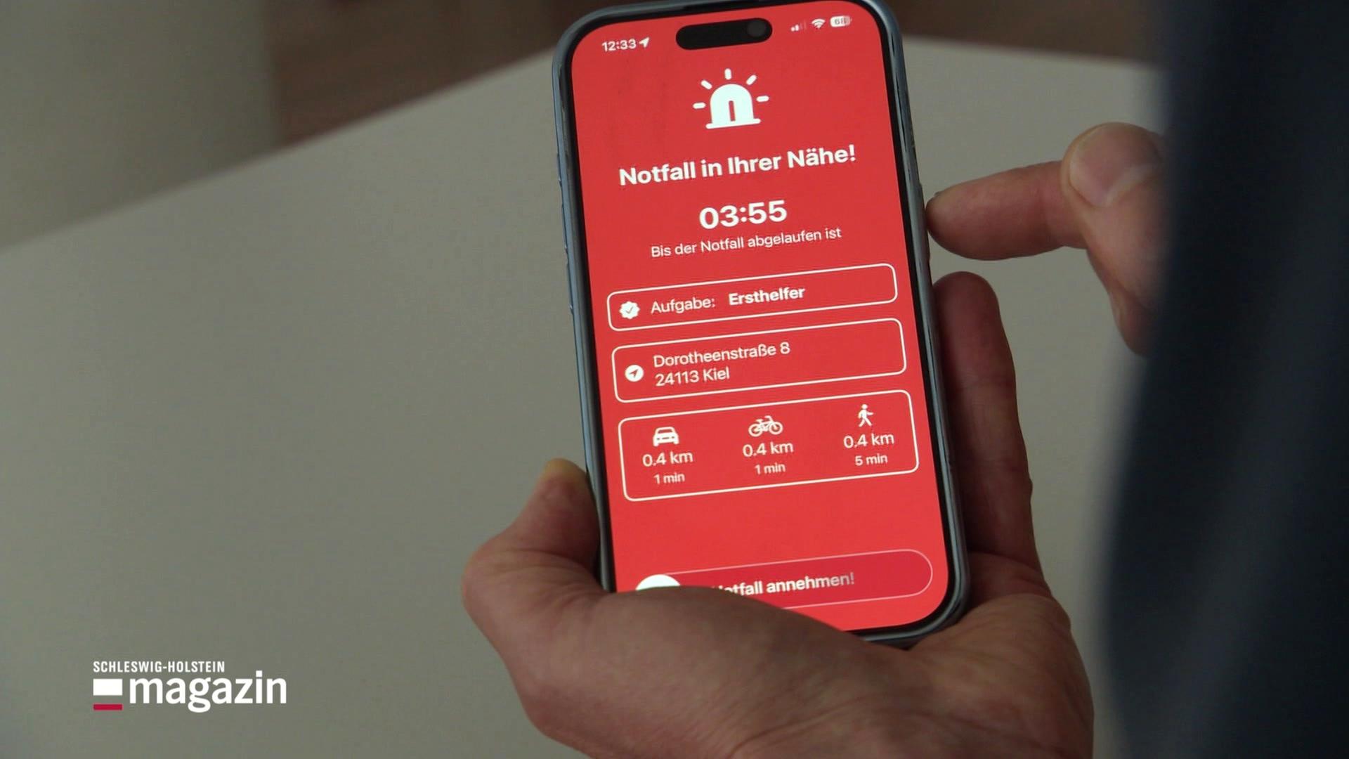 Unterstützung im Notfall: Neue App setzt auf Ersth