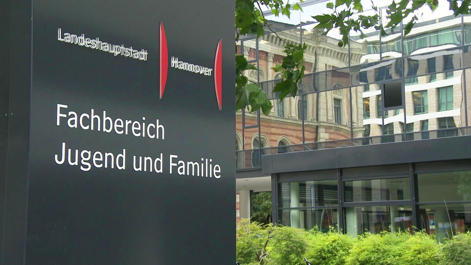 Auf einem Schild steht 