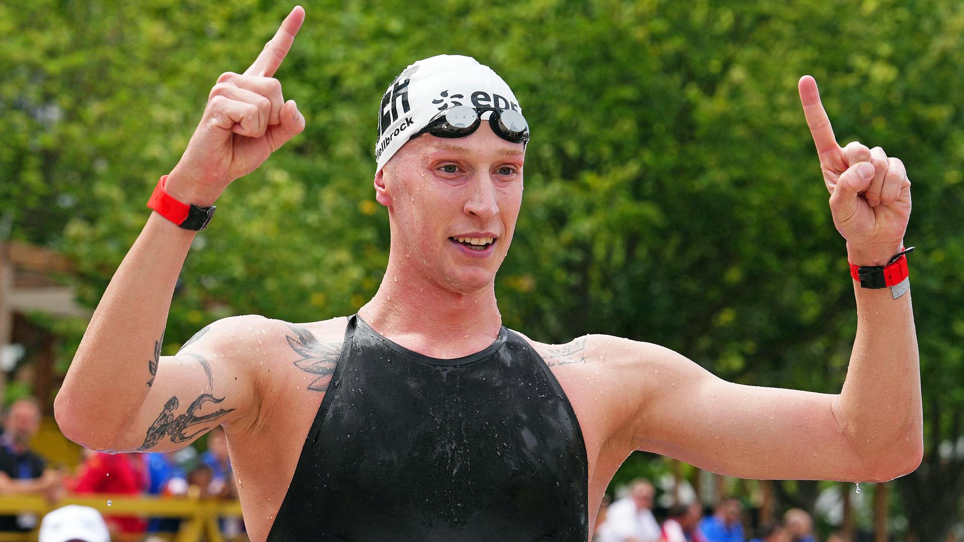 Nach Olympia-Debakel - Florian Wellbrock siegt bei Schwimm-EM über 10 Kilometer