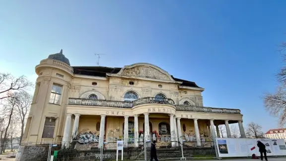 Eine marode Villa in Kühlungsborn.