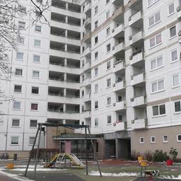 Eine Hochhaussiedlung in Kirchdorf-Süd.