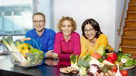 Die Ernährungs-Docs: Dr. Silja Schäfer, Dr. Matthias Riedl und Dr. Viola Andresen
