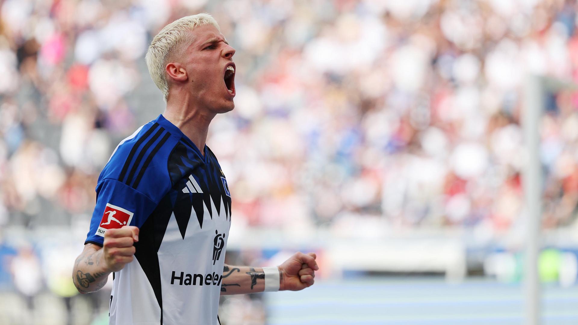 Drei Punkte in Frankfurt – HSV kurz vor dem Klassenerhalt