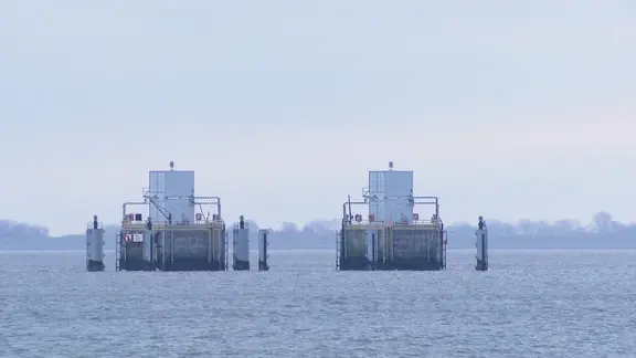 Ansaugstutzen zur Wasserentnahme