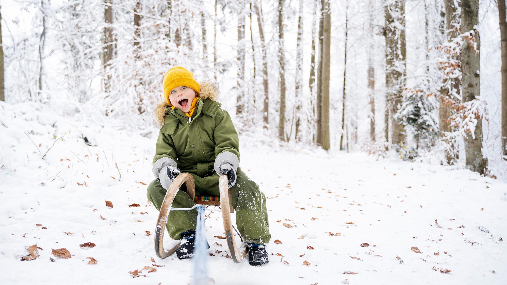 Rodeln im Schnee: Diese Hügel eignen sich für den Schlitten