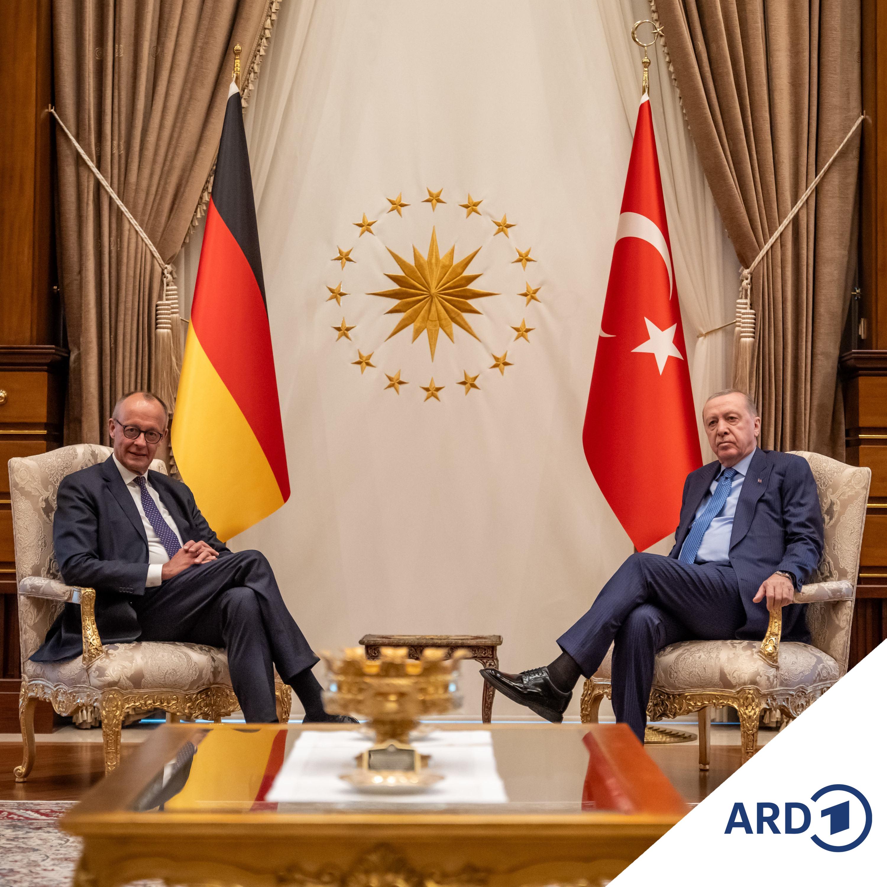 Türkei-Besuch: Disput bei Pressetermin mit Merz und Erdogan