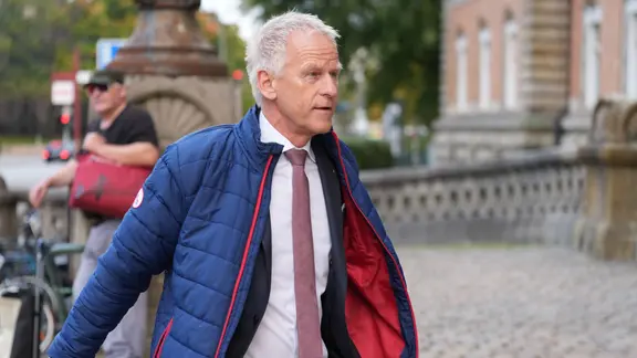 Zeuge Jens Meier, Geschäftsführer der Hamburg Port Authority (HPA), kommt zum Prozess wegen angeblicher Kindesentführung vor dem Landgericht Hamburg. 