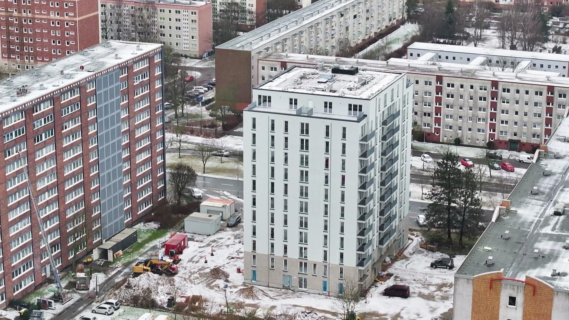 Für diesen geförderten Wohnraum findet die Rostocker Wohnungsgesellschaft WIRO keine Interessenten. | Screenshot