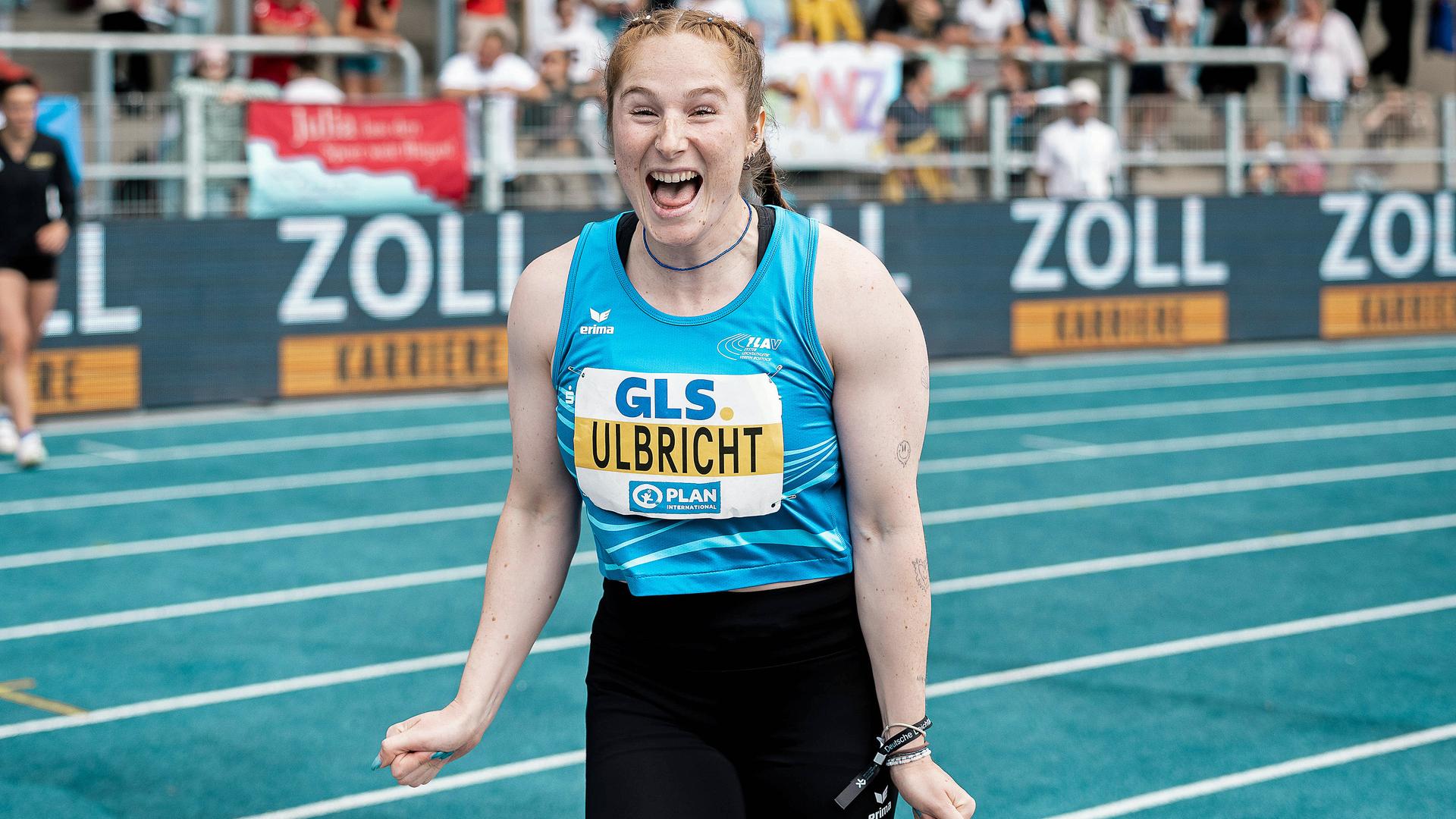 Leichtathletik-DM: Rostockerinnen Ulbricht und Martin räumen bei Finals ab