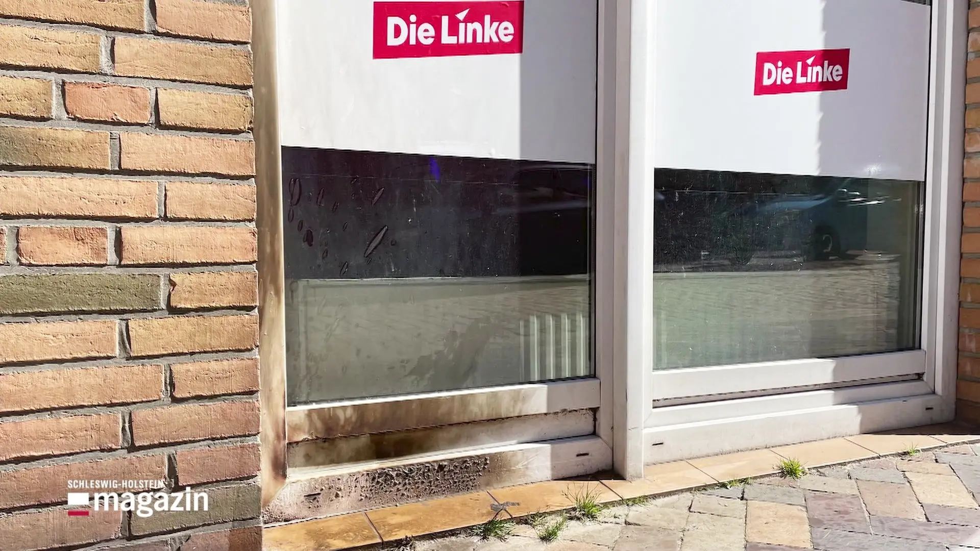 Brandanschlag und Schmierereien: Angriffe auf Parteibüros