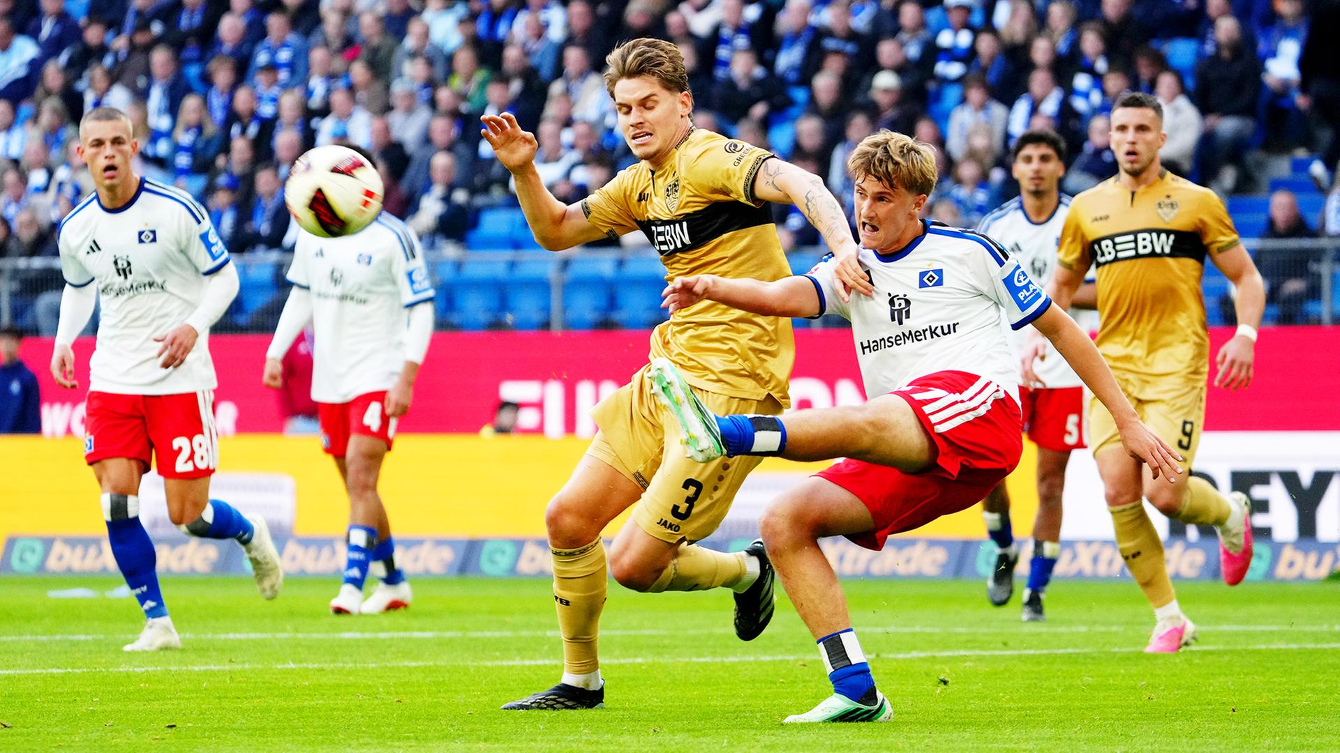 Wieder Muheim kurz vor Schluss – HSV besiegt den VfB Stuttgart