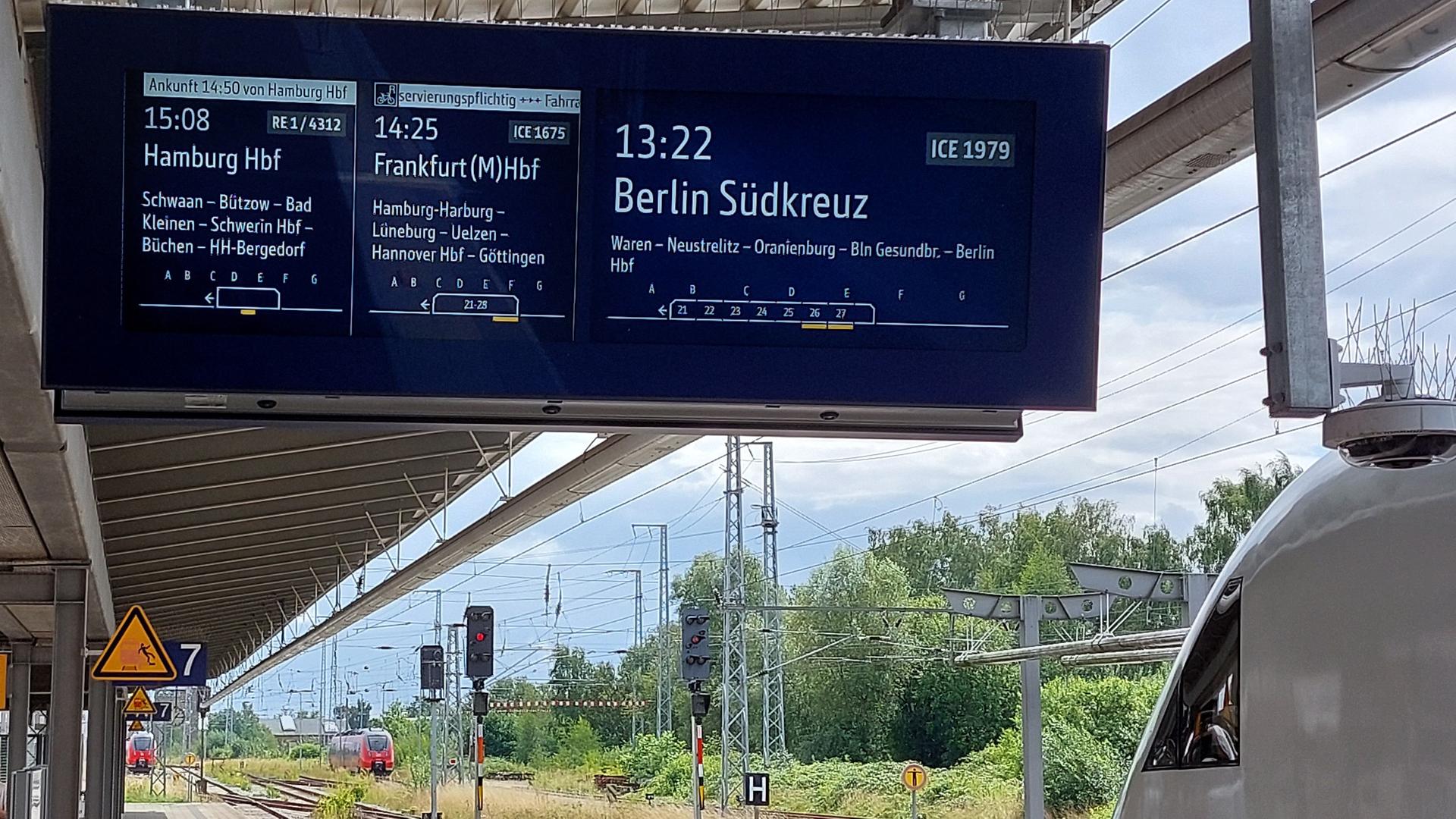 Änderungen im Regio-Bahnverkehr in der Region Rostock