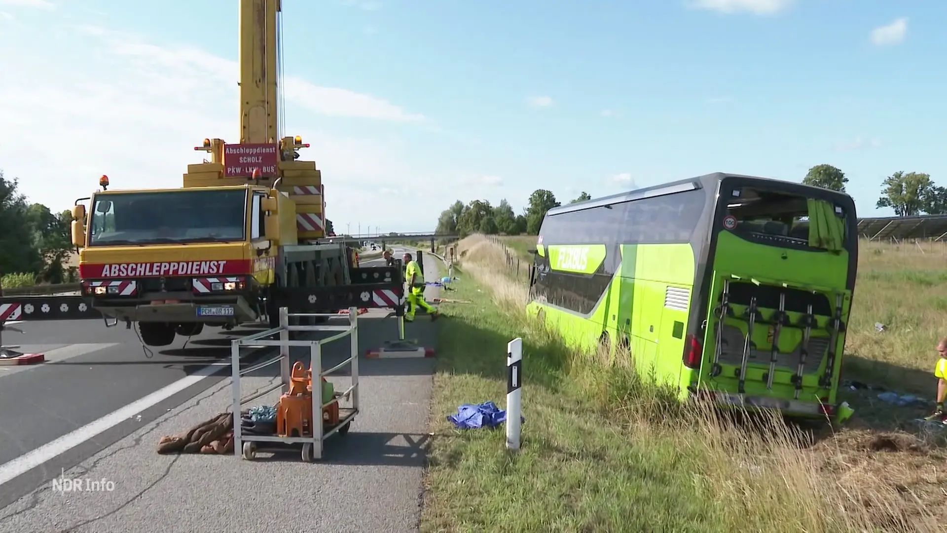 Wunderbar Unfall Auf Der A19 Fotos