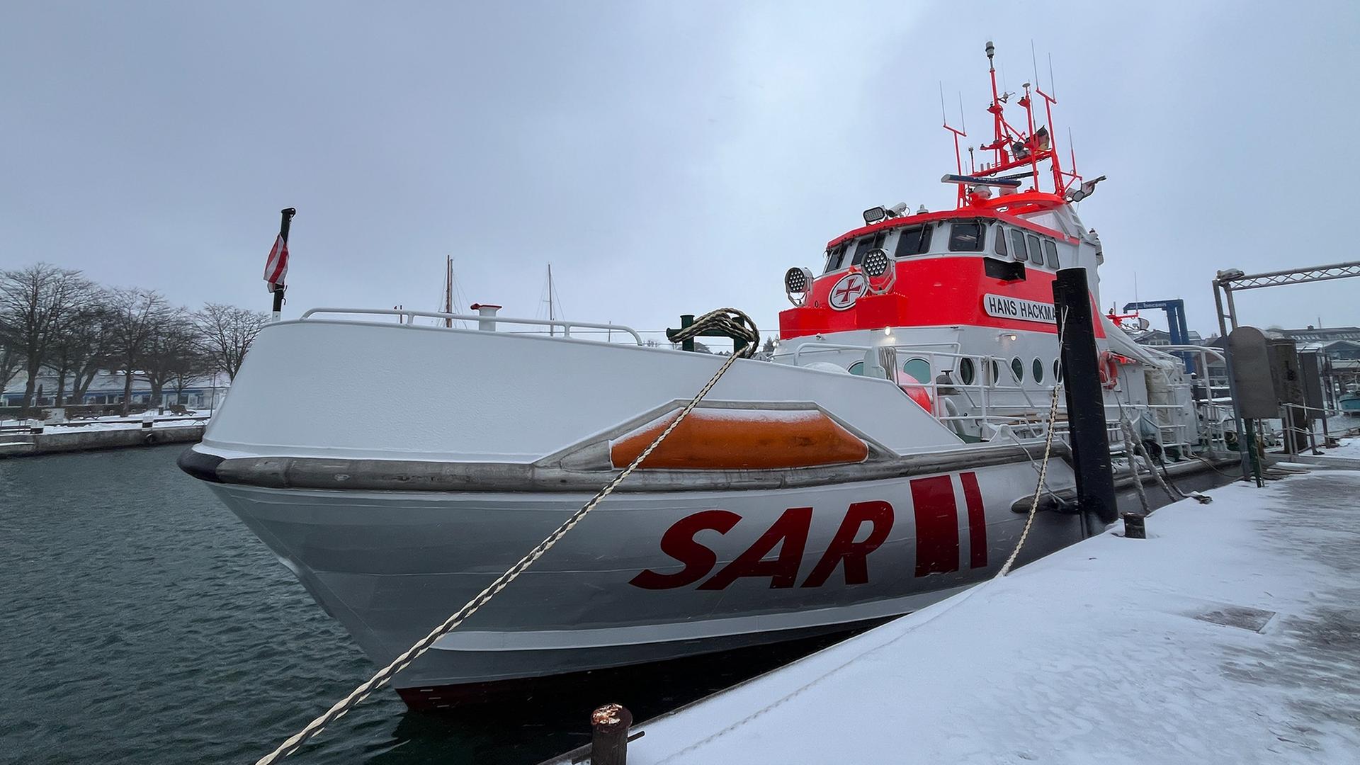 Seenotretter im Winter: Eisige Temperaturen und immer bereit