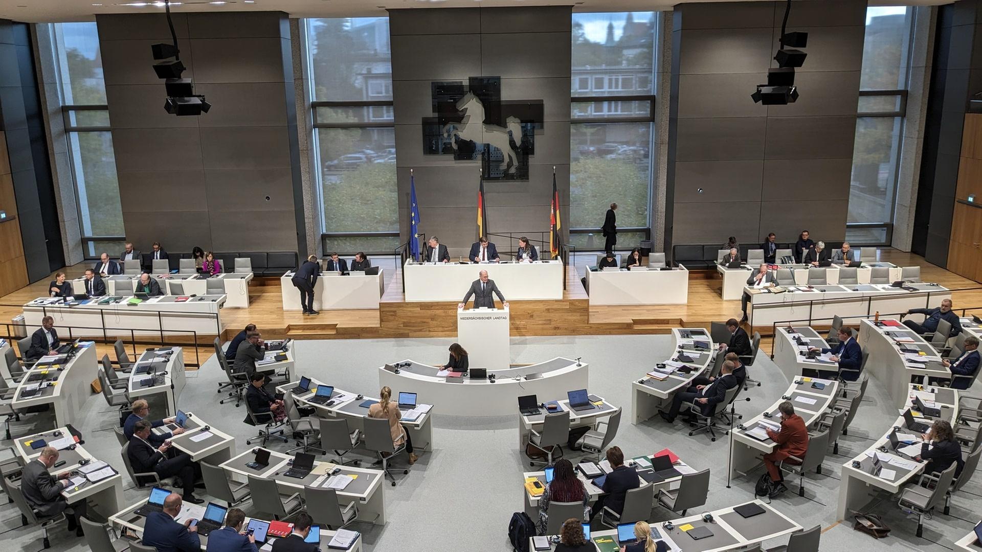 Plenum im niedersächsischen Landtag in Hannover. | NDR, Alexander Kröger