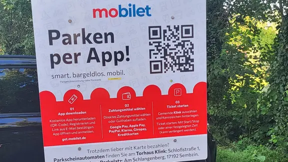 Parken per App