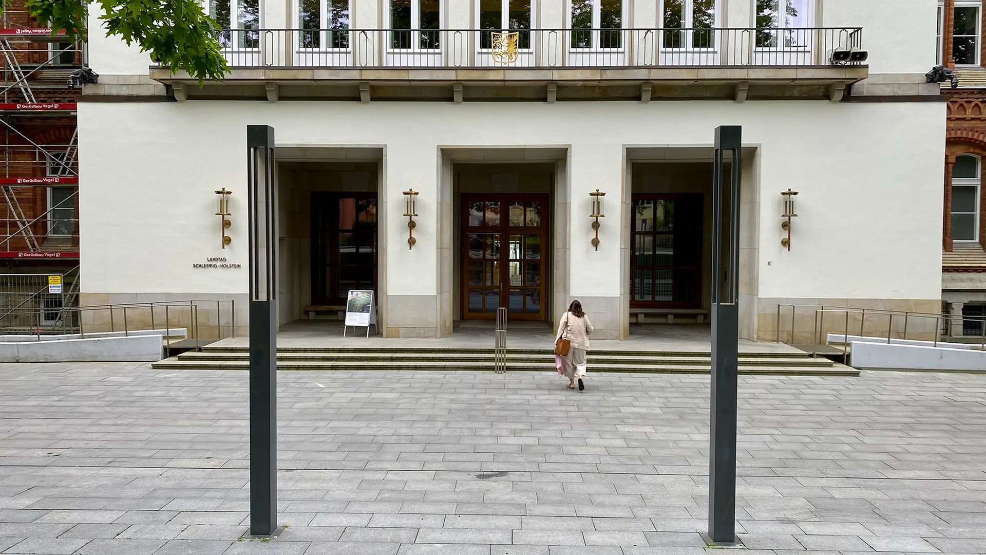 Verdächtiger Brief sorgt für Polizeieinsatz am Kieler Landtag