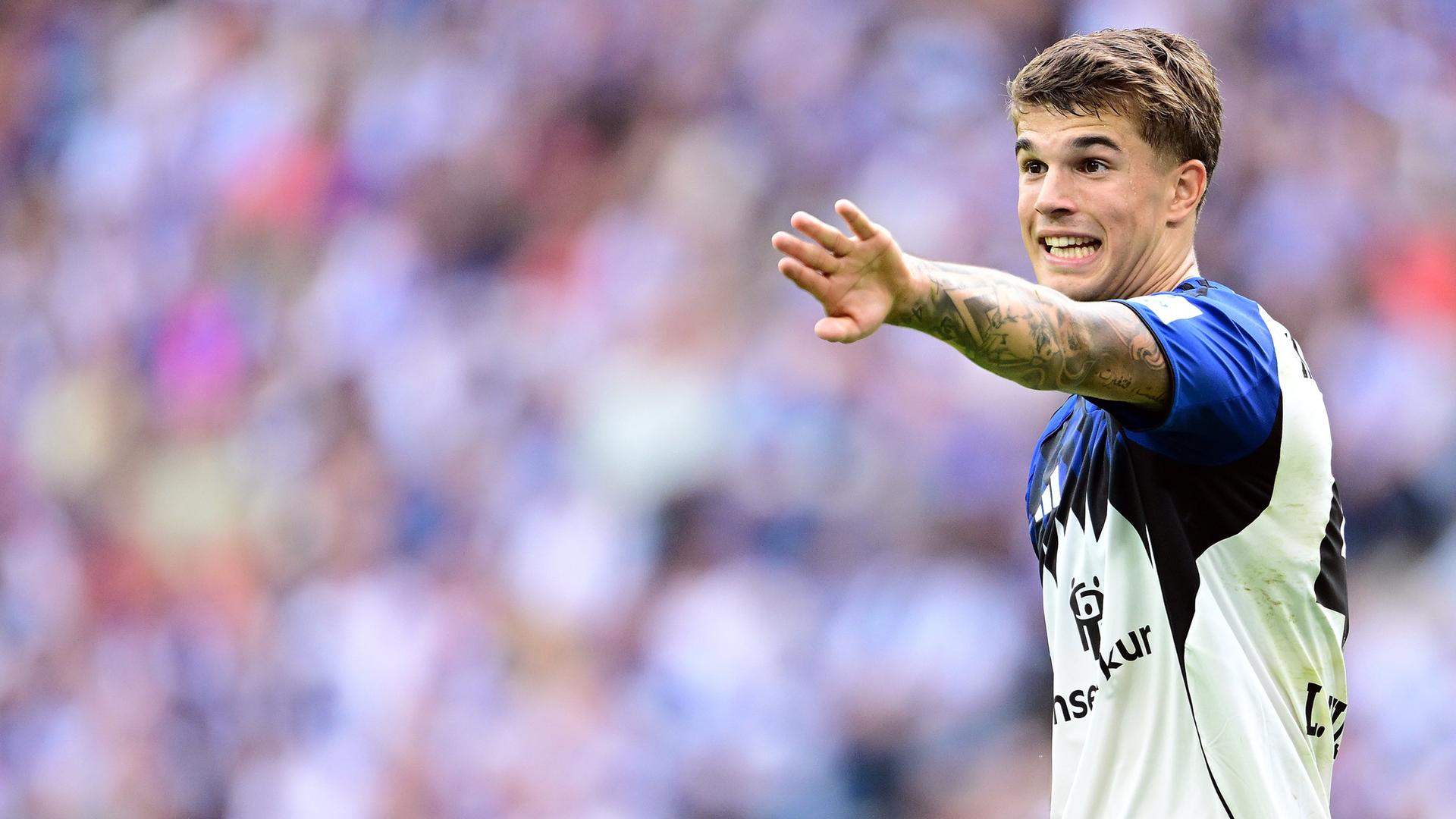 Verteidiger Luka Vuskovic vom Hamburger SV  | Witters 