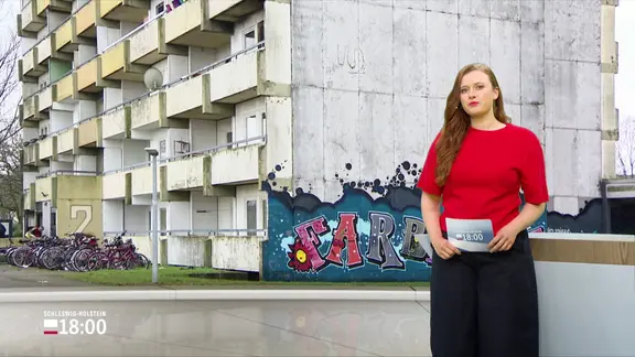 Anna Albrecht moderiert Schleswig-Holstein 18:00.