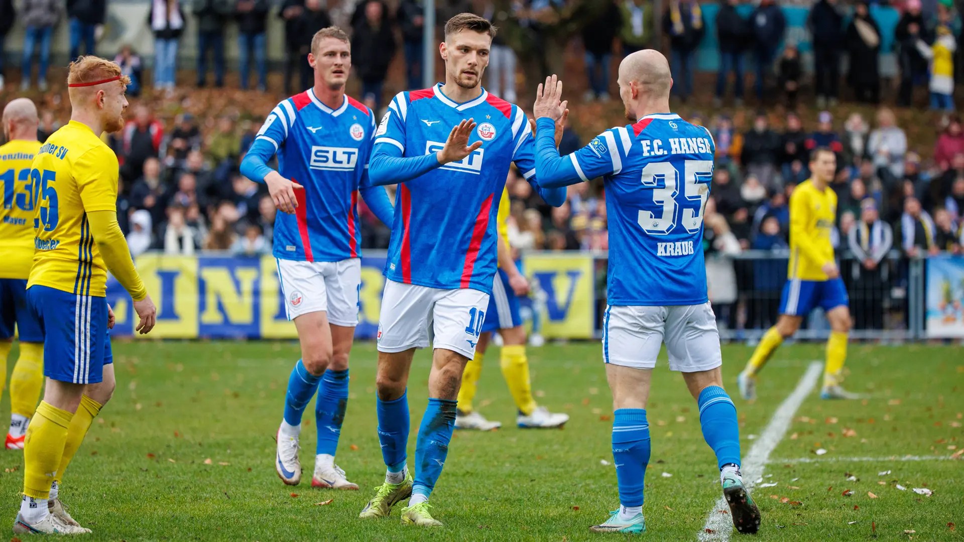Landespokal: Hansa Rostock zieht souverän ins Viertelfinale ein Landespokal: Hansa Rostock zieht souverän ins Viertelfinale ein
