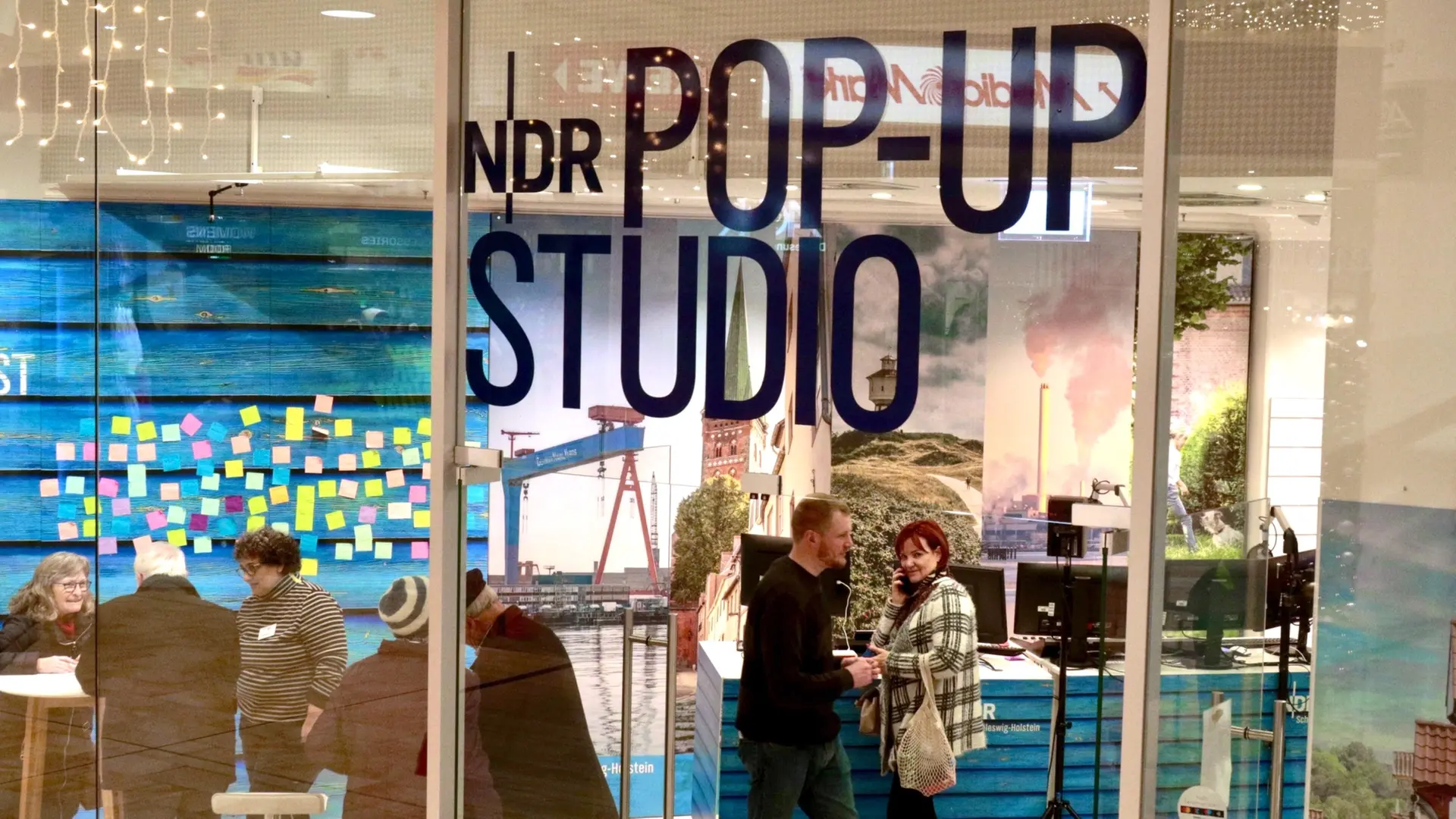 Ein Besuch im Pop-up-Studio von NDR Schleswig-Holstein in Neumünster