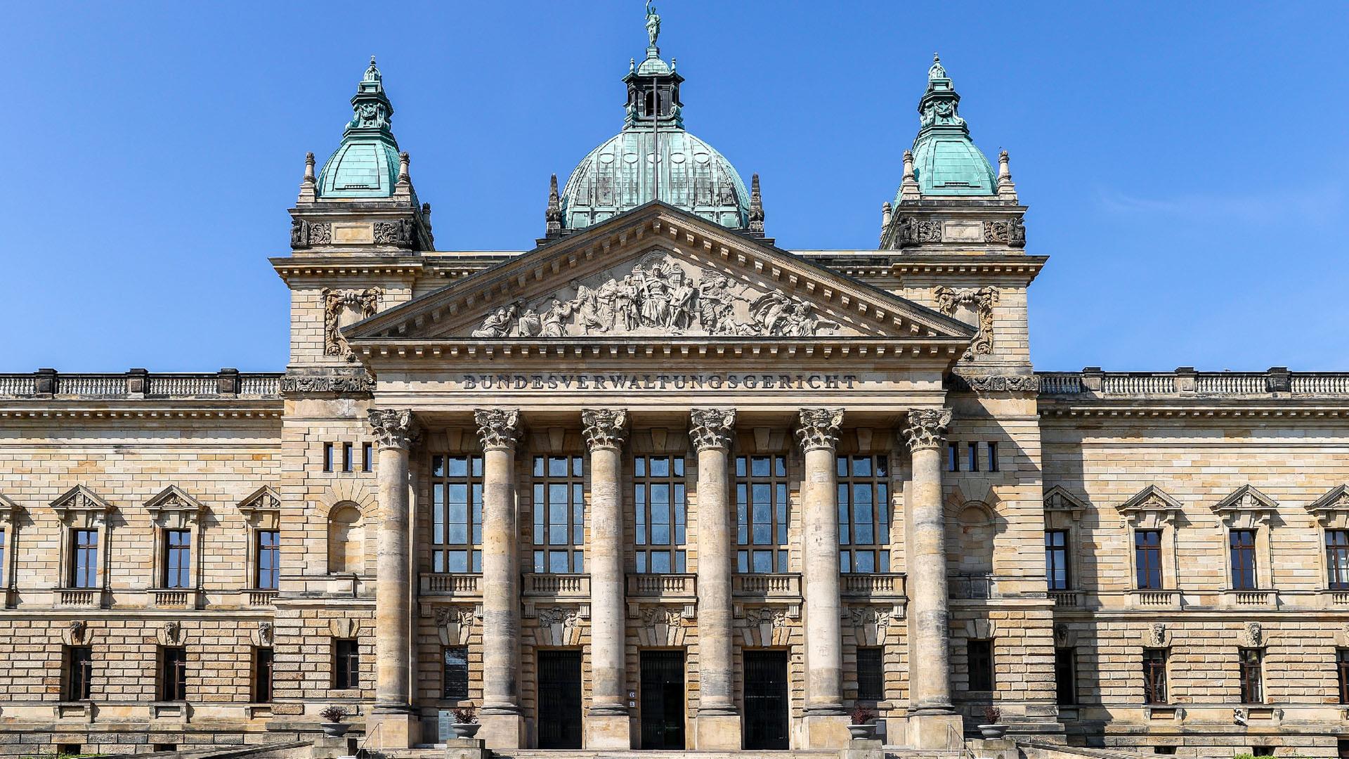 Das Bundesverwaltungsgericht in Leipzig. | picture alliance/dpa | Jan Woitas, Jan Woitas