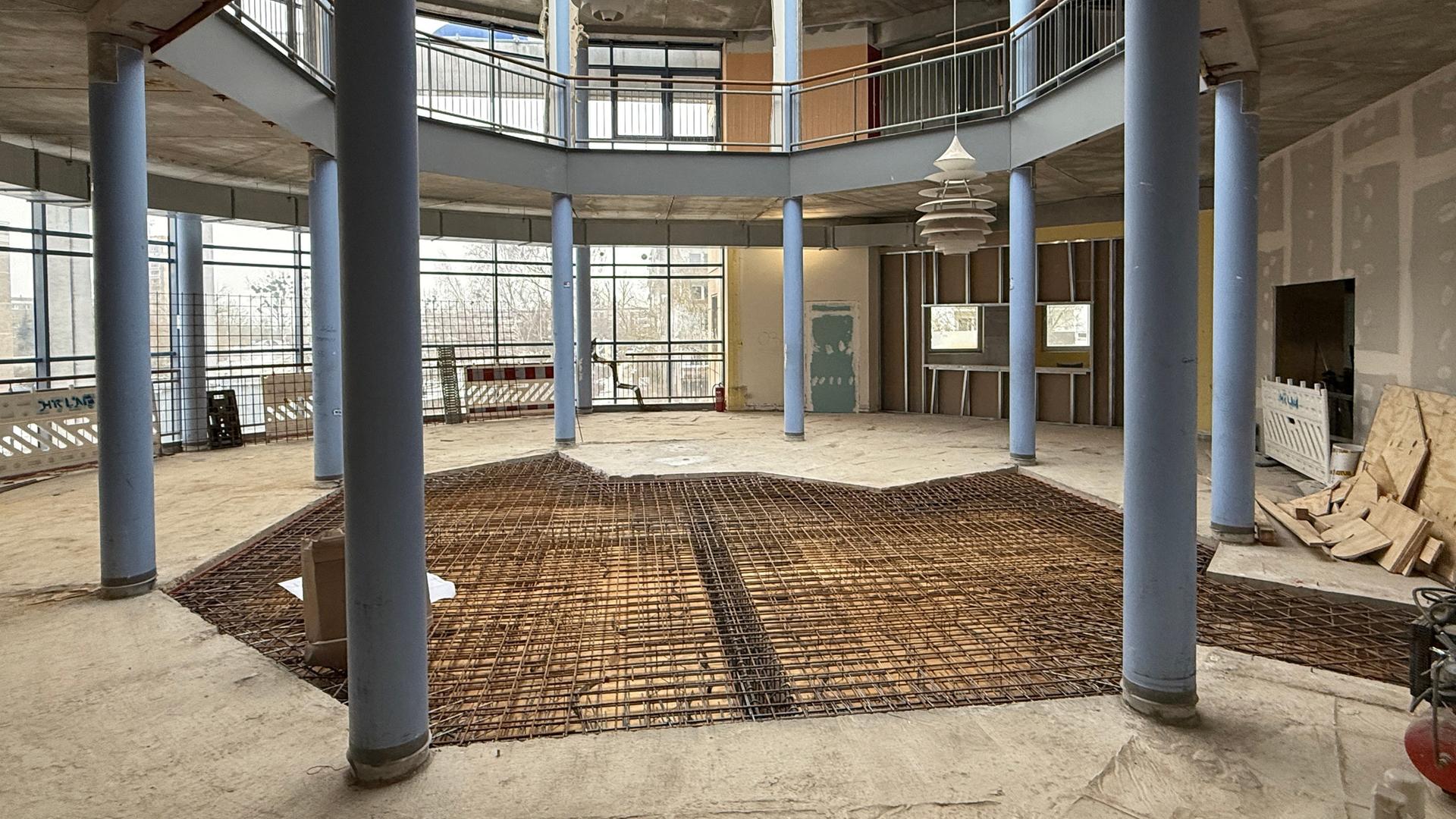 Neubau der Grundschule Neubrandenburg macht Fortschritte